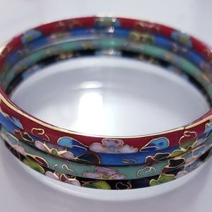 Vintage Cloisonné Bangles Bundle